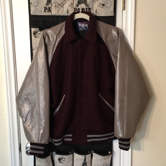 USA Other - Patchless Letterman Jacket